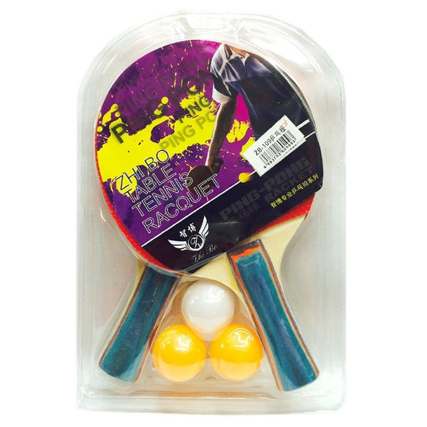 2 in 1 Thick Table Tennis Racket + Table Tennis Set