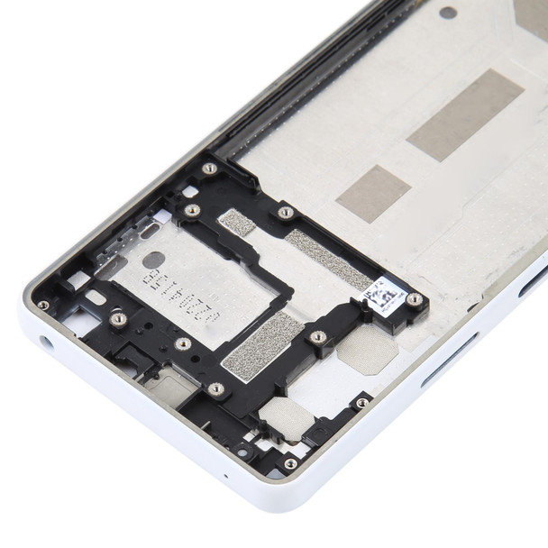 For Sony Xperia 10 IV Original Middle Frame Bezel Plate (White)