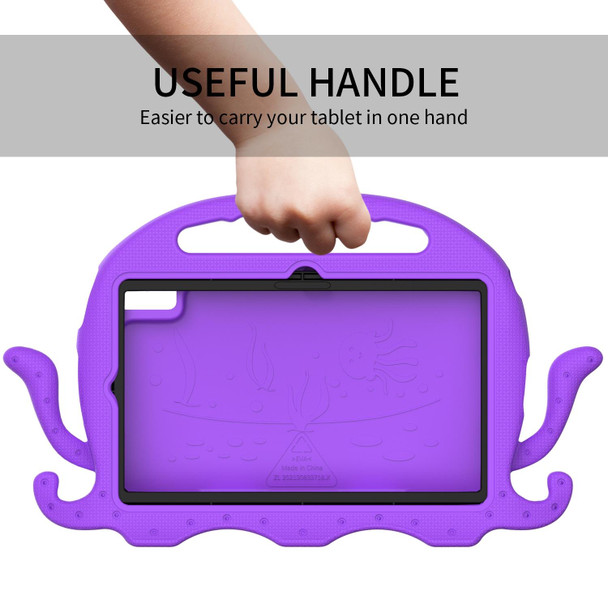 For Lenovo K10 TB-X6C6F 10.3 Octopus Style EVA PC Tablet Case(Purple)