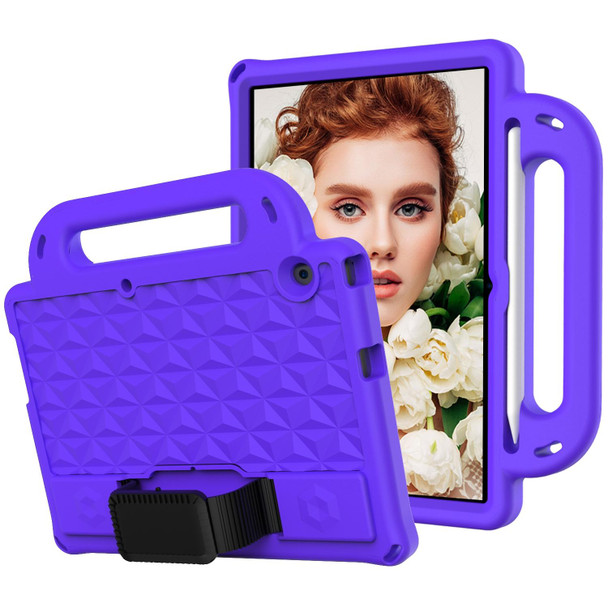 For Huawei  MediaPad T5 10.1 Diamond Series EVA  Anti-Fall Shockproof Sleeve Protective Shell Case with Holder & Strap(Purple)