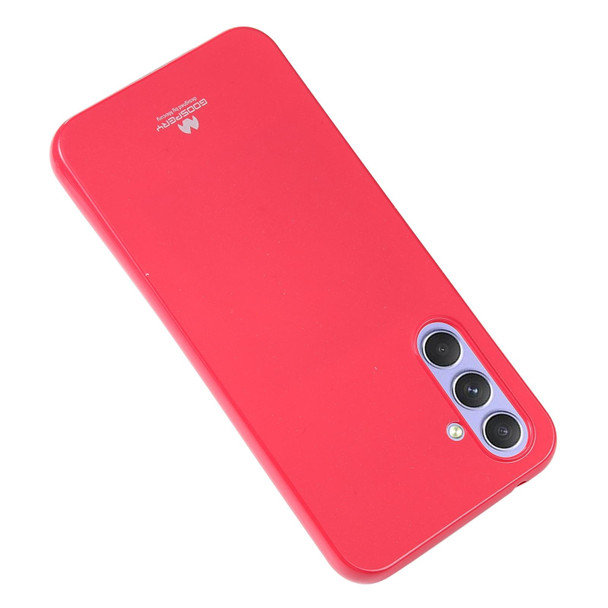 For Samsung Galaxy A54 5G GOOSPERY PEARL JELLY Shockproof TPU Phone Case(Rose Red)