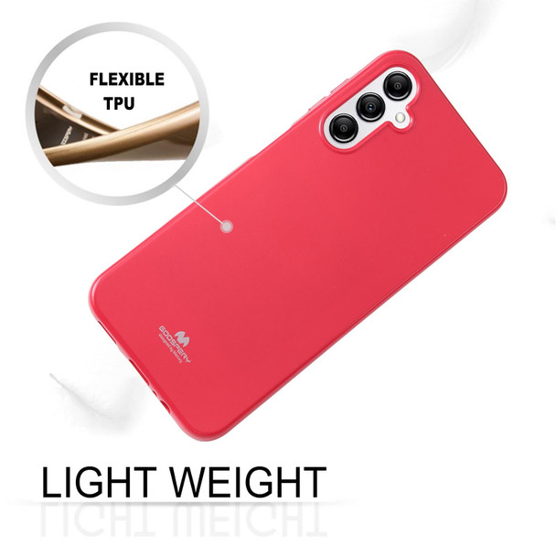 For Samsung Galaxy A14 5G GOOSPERY PEARL JELLY Shockproof TPU Phone Case(Rose Red)