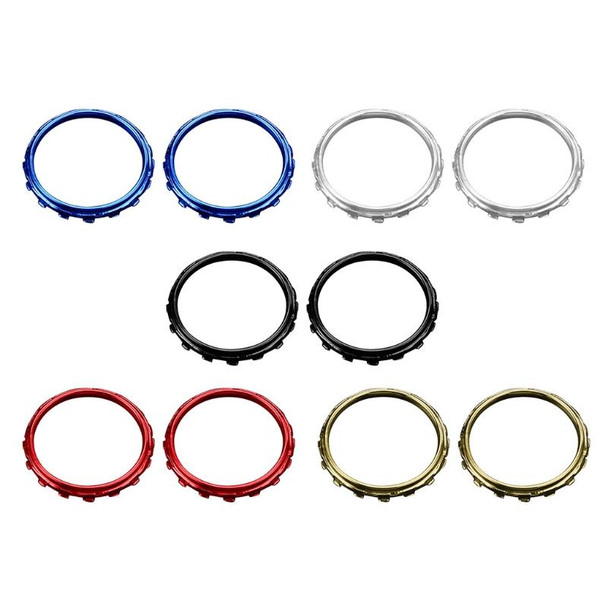 For Xbox One Elite 5pairs 3D Replacement Ring Handle Accessories, Color: Silver Plating