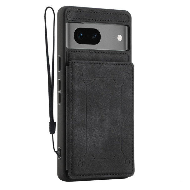 For Google Pixel 7 5G Dream Magnetic Back Cover Card Wallet Phone Case(Black)