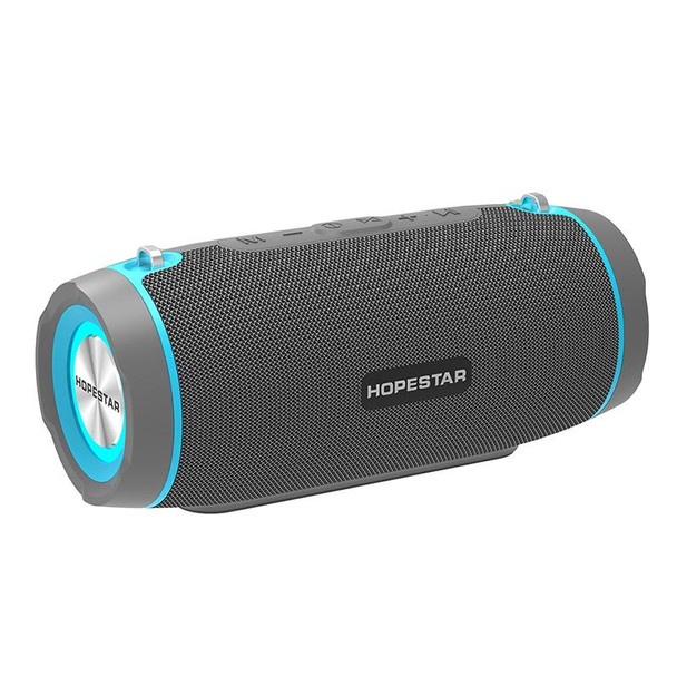 HOPESTAR H45 PARTY Portable Outdoor Waterproof Bluetooth Speaker, Support Hands-free Call & U Disk & TF Card & 3.5mm AUX & FM (Grey)