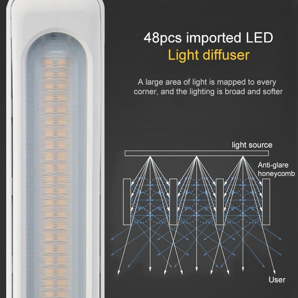 12W LED Student Children Learning Eye Protection Desk Lamp with Three Light Colors