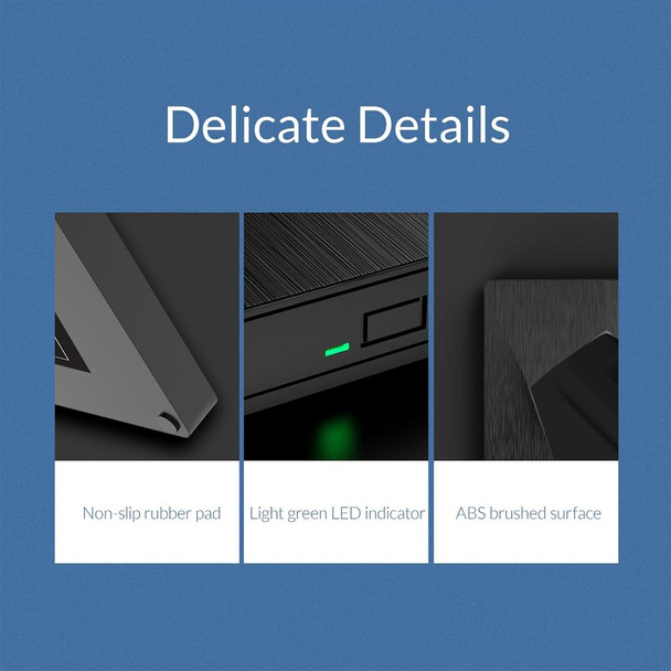 ORICO DVD-XD007 Portable USB 3.0 Interface External CD DVD Optical Drive CD/DVD-RW Recorder