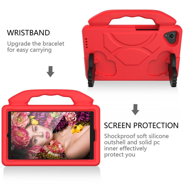 For Huawei MatePad T 8 2020 EVA Shockproof Protective Case with Thumb Holder(Red)