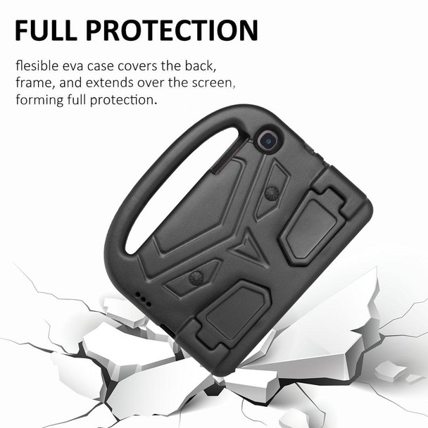 For Galaxy Tab A 8.42020 Sparrow Style EVA Flat Anti Falling Protective Shell With Bracket(Black)