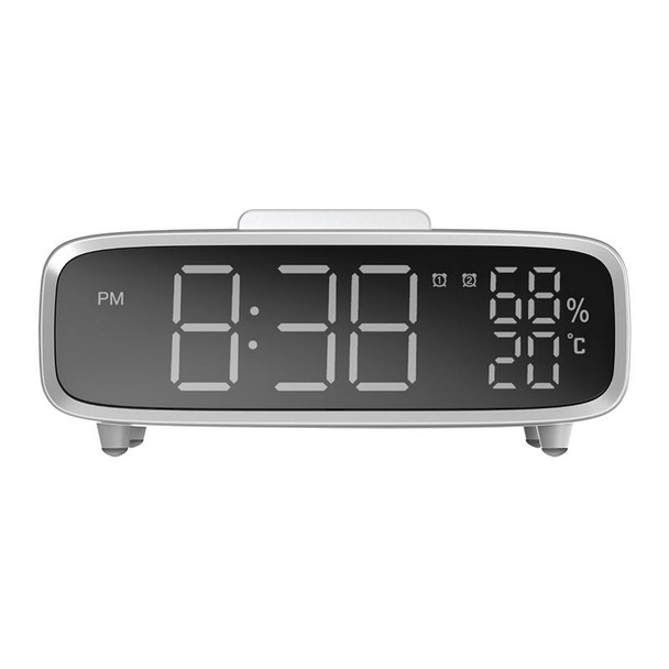 MOMAX QC5 Q.CLOCK5 Multi-function Wireless Atmosphere Lamp Alarm Clock Bluetooth Speaker (White)