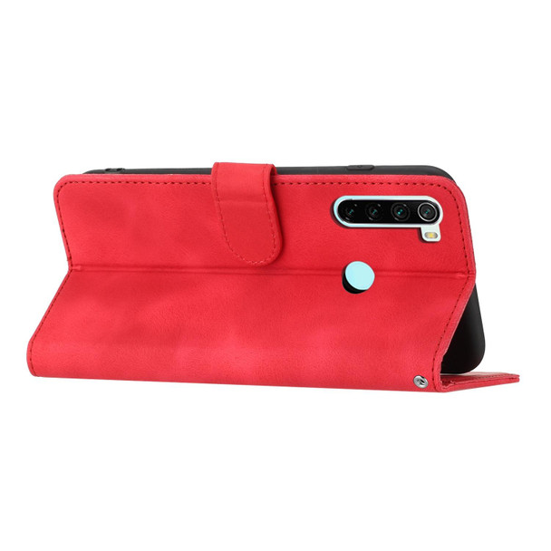 For Xiaomi Redmi Note 8 Heart Pattern Skin Feel Leather Phone Case(Red)