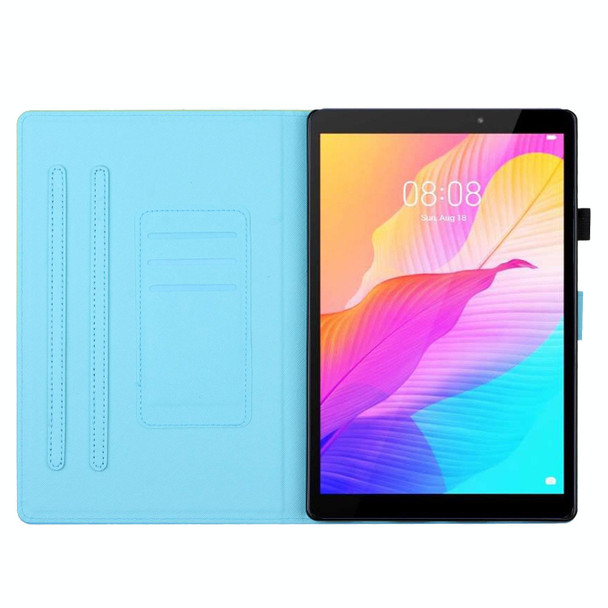 For Lenovo Tab M10 HD Gen 2 Stitching Gradient Leatherette Tablet Case(Orange Yellow)