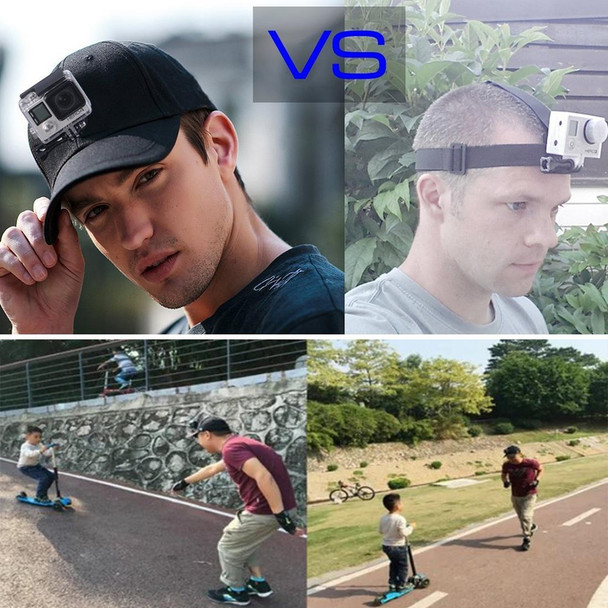 Outdoor Sun Hat Topi Baseball Cap with Camera Stand Holder Mount for GoPro & SJCAM & Xiaomi Xiaoyi Sport Action Camera