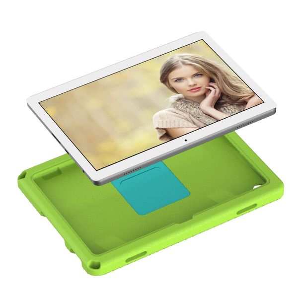 For Lenovo Tab M10 3rd Gen 10.1 TB-328 EVA Hard PC Shockproof Tablet Case(Grass Green)