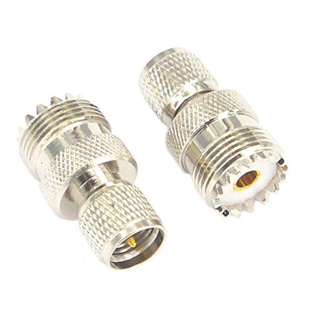 Mini UHF Male to UHF Female Connector RF Coaxial Adapter