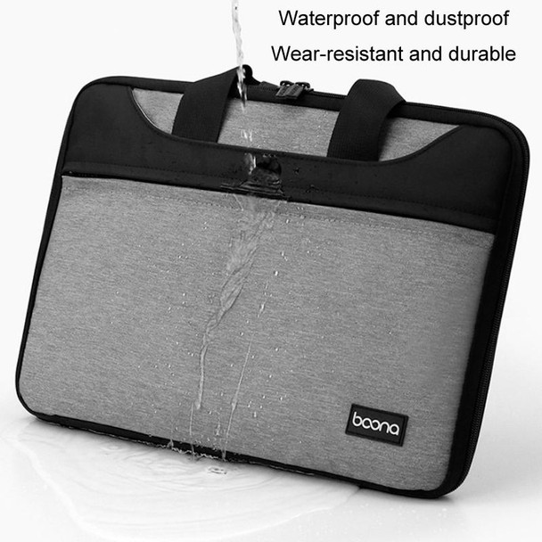 Baona BN-I003 Oxford Cloth Full Open Portable Waterproof Laptop Bag, Size: 13/13.3 inches(Black)