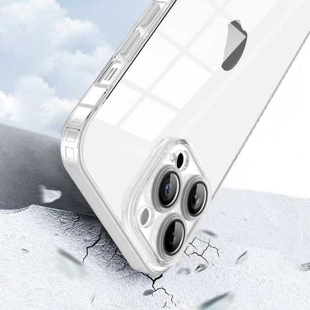 For iPhone X / XS Straight Edge Shockproof Anti-skid TPU Phone Case(Blue)