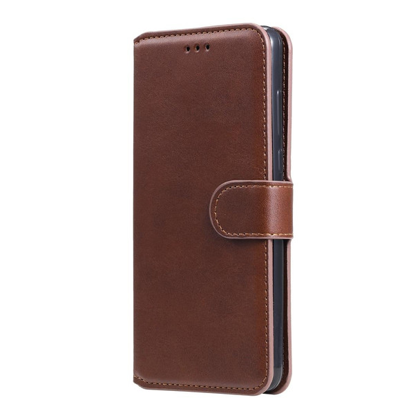 iPhone 12 Pro Max Classic Calf Texture PU + TPU Horizontal Flip Leather Case, with Holder & Card Slots & Wallet(Brown)