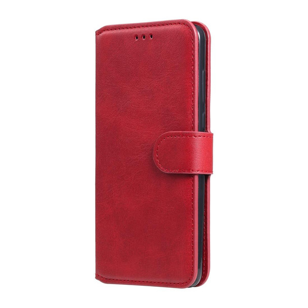 iPhone 12 Pro Max Classic Calf Texture PU + TPU Horizontal Flip Leather Case, with Holder & Card Slots & Wallet(Red)