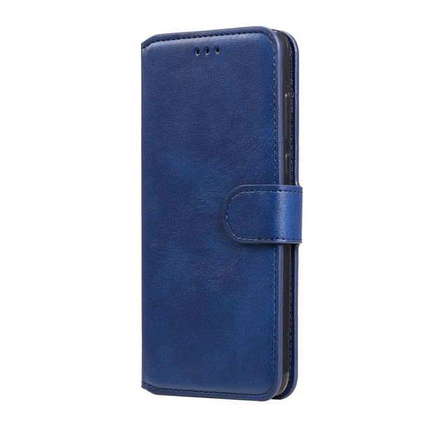 iPhone 12 Pro Max Classic Calf Texture PU + TPU Horizontal Flip Leather Case, with Holder & Card Slots & Wallet(Blue)