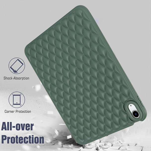 For iPad 10.2 2021 / 2020 / 2019 Rhombic TPU Tablet Case(Green)