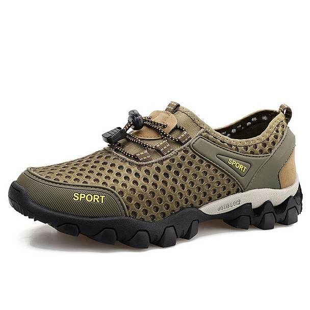 ENLEN&BENNA 8801 Men Sneakers Breathable Outdoor Casual Shoes, Size: 38(Khaki)