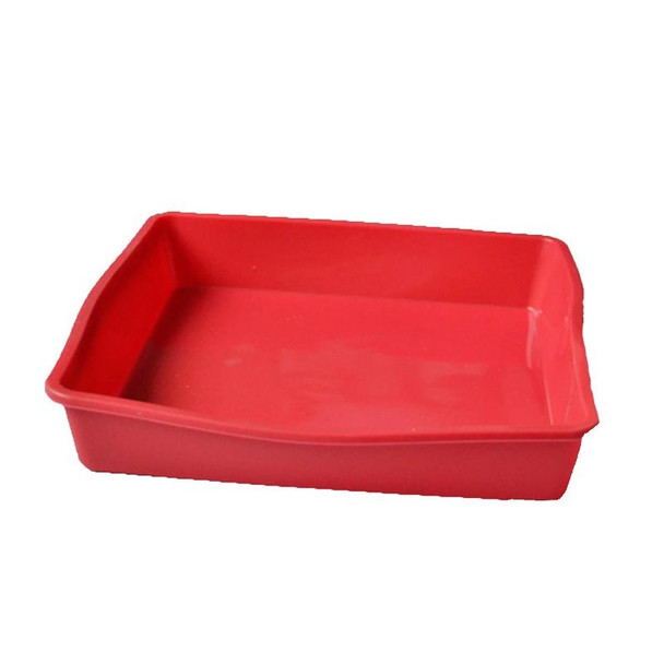 Food Grade Non-Stick Square Silicone Cake Mold 6.4 Inch Square Pizza Baking Pan Tools