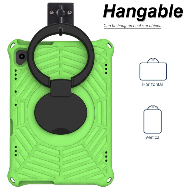 For Lenovo Tab M10 FHD TB-X605FC Spider King Silicone Protective Tablet Case(Green)