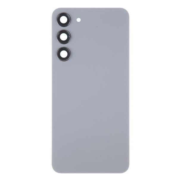 For Samsung Galaxy S23+ SM-S916B OEM Glass Battery Back Cover with Camera Lens Cover(Grey)