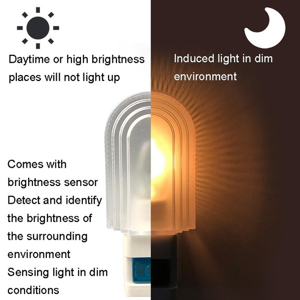 A38 Intelligent Sensor LED Night Light Baby Feeding Eye Care Bedside Lamp, Plug:UK Plug
