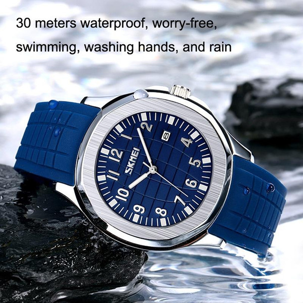 SKMEI 9286 Outdoor Sports Multifunctional Men Waterproof Quartz Watch(Coffee)