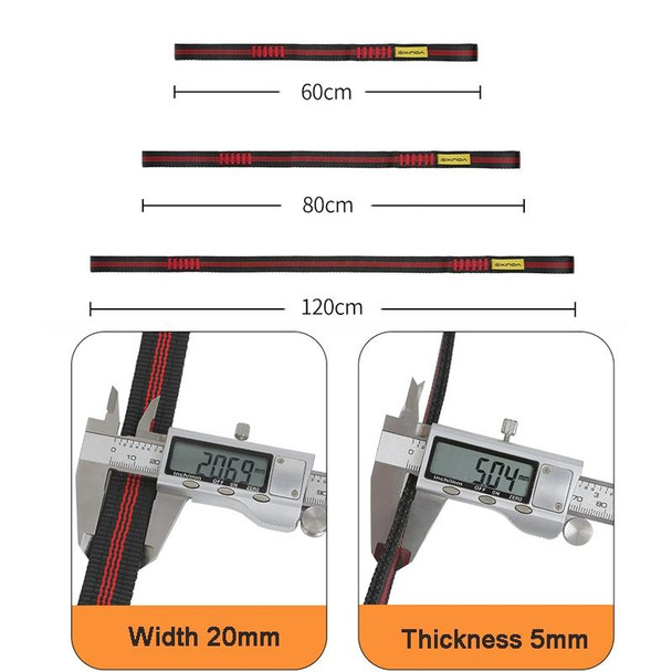 XINDA Climbing Utility Cord for Tree Work Rock Climbing Rappelling ,Size: 80cm
