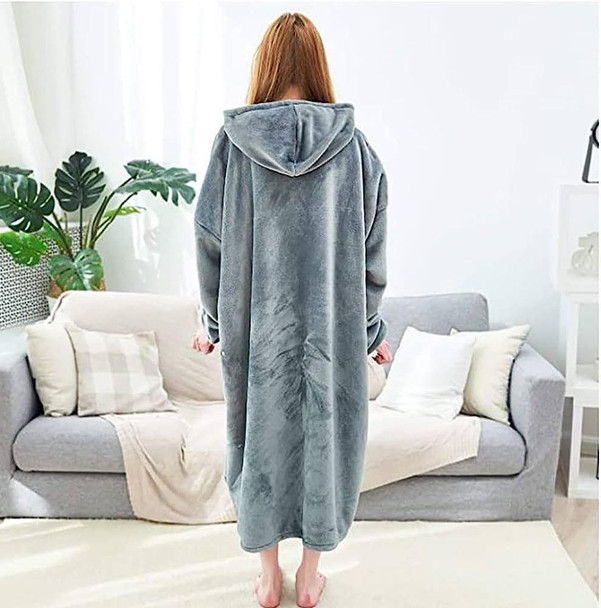 Extra Long Huggle Hoodie Blanket