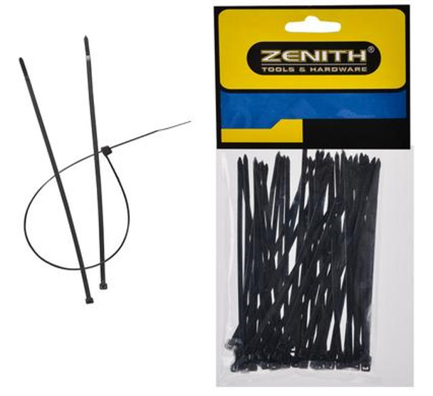 Cable-Ties 2.5x100mm Black 50