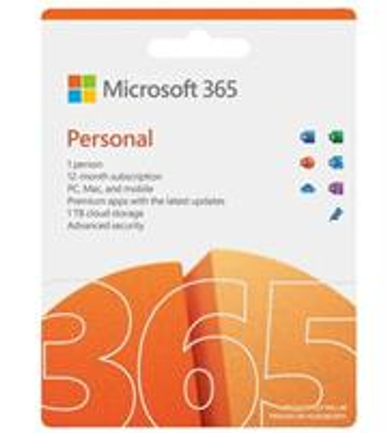 Microsoft 365 Personal Edition - Medialess - 1 Year Subscription, DSP , No Warranty on Software