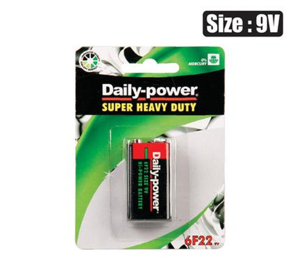 Batteries Size: 9 Volt 1pce