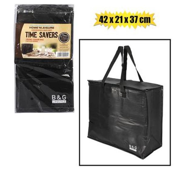 Cooler Bag 42x21x37cm Black