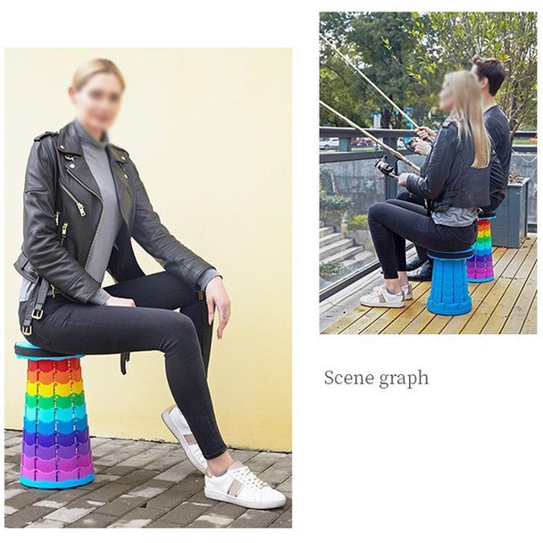 Rainbow Telescopic Stool