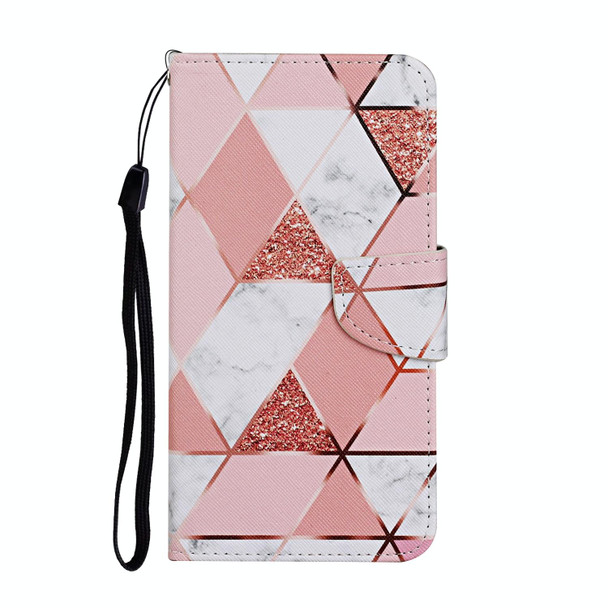 For Xiaomi Redmi Note 12 5G Global/Poco X5 Colored Drawing Pattern Flip Leather Phone Case(Marble)