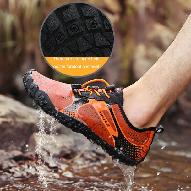 1901 Outdoor Couple Sports Shoes Five-finger Hiking Anti-skid Wading Shoes Diving Beach Shoes, Size: 37(1901 Shenlan)