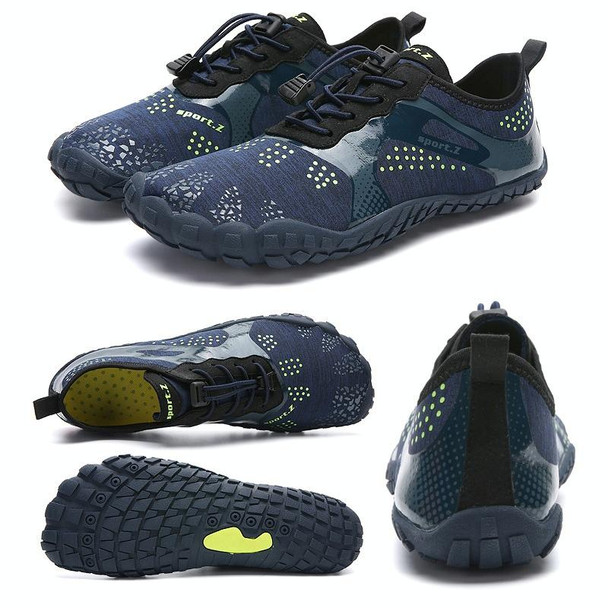 1901 Outdoor Couple Sports Shoes Five-finger Hiking Anti-skid Wading Shoes Diving Beach Shoes, Size: 45(1901 Shenlan)