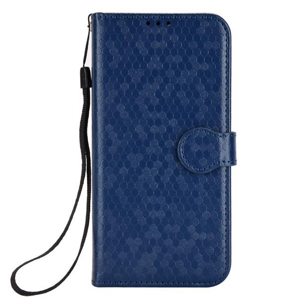 For vivo V27e / S16e Honeycomb Dot Texture Leather Phone Case(Blue)