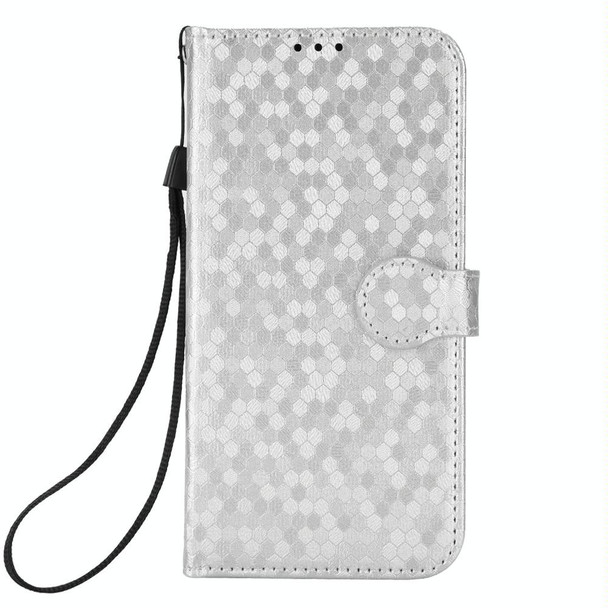 For vivo V27e / S16e Honeycomb Dot Texture Leather Phone Case(Silver)