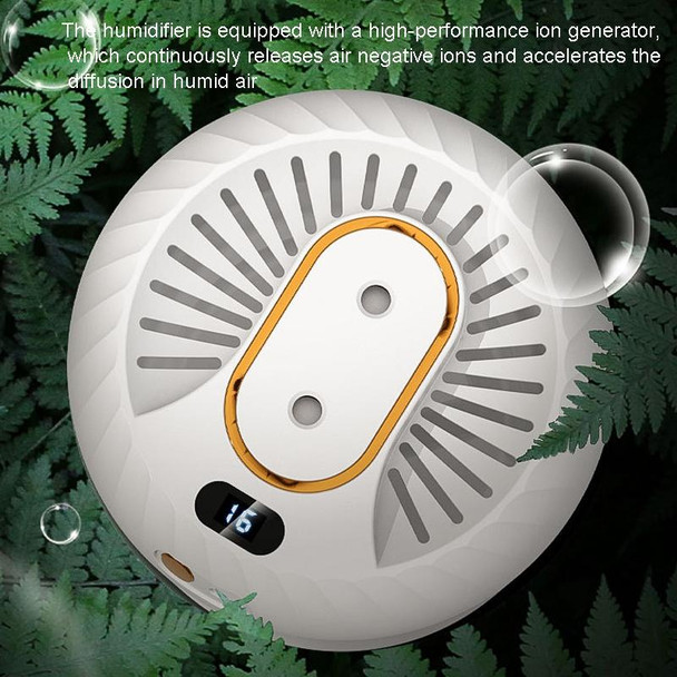 3000ml Double Nozzle Humidifier with Timing Digital Display and Colorful Ambient Light(White)