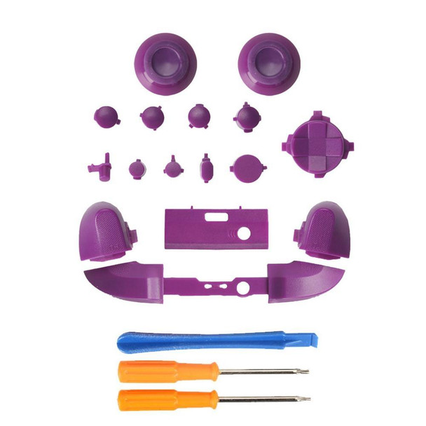 For Xbox Series X Controller Thumbstick LB RB Bumpers Trigger Buttons With Screwdriver Accessories(Purple)