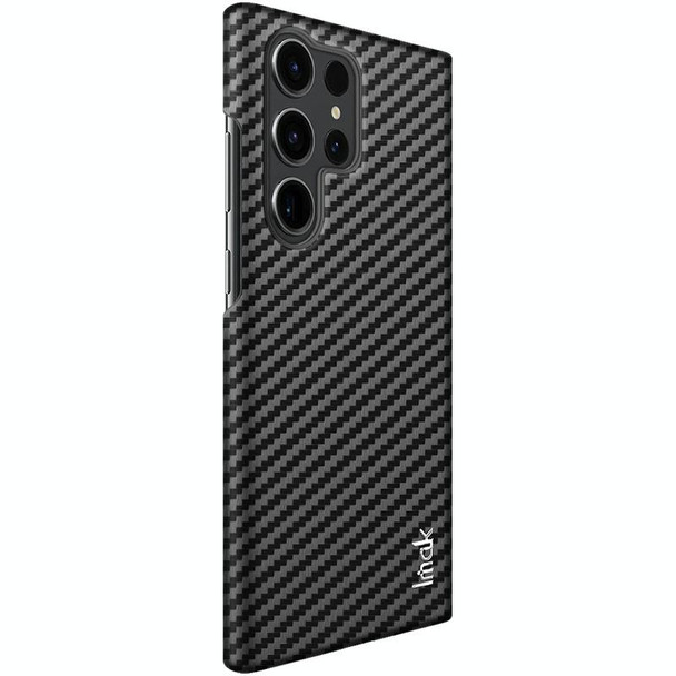 For Samsung Galaxy S23 Ultra 5G imak Ruiyi Series Carbon Fiber PU + PC Phone Case(Black)