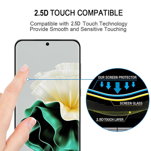 For Huawei P60 / P60 Pro / P60 Art 25pcs Edge Glue 3D Curved Edge Full Screen Tempered Glass Film