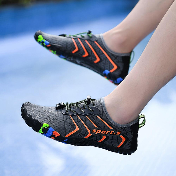 999 Lovers Style Soft Sole Outdoor Beach River Hiking Shoes, Size:36(Black)