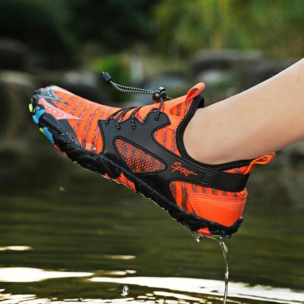 2103 Outdoor Sports River Hiking Beach Quick Drying Shoes, Size:39(Orange)