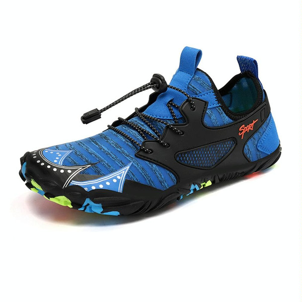 2103 Outdoor Sports River Hiking Beach Quick Drying Shoes, Size:46(Blue)